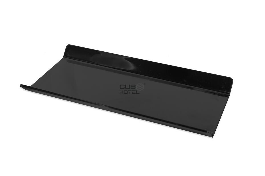 Bandeja Amenities ABS Preta 13x26cm